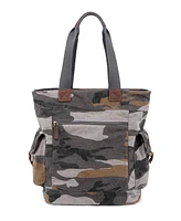 Tsd Brand Camo Canvas Tote Bag
