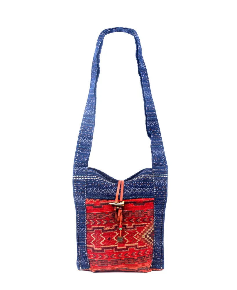 Tsd Brand Tribal Secret Canvas Shoulder Bag