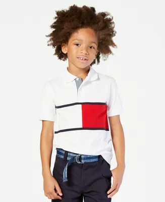 Tommy Hilfiger Little Boys Colorblocking Flag Polo