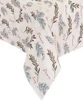 Elrene Holiday Tree Trimmings Tablecloth