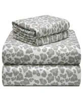 Pointehaven Whimsical Printed Flannel Sheet Set