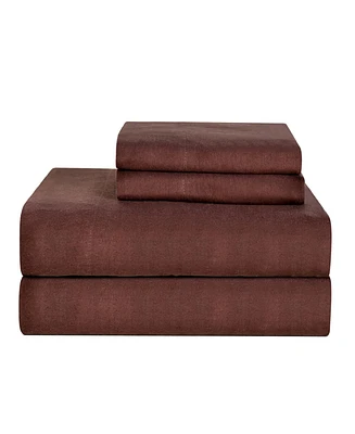 Celeste Home Ultra Soft Flannel 3-Pc. Sheet Set
