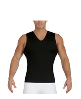 Insta Slim Men's Compression Sleeveless V-Neck T-Shirt