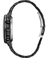 Citizen Eco-Drive Men's Satellite Wave Gps Black-Tone Stainless Steel Bracelet Watch 44mm
