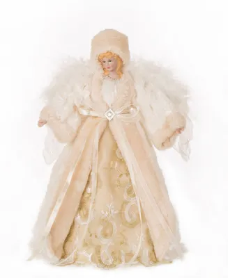 Glitzhome 12" H Angel Tree Top