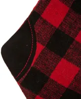 Glitzhome 21" L Buffalo Plaid Stocking