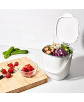 Oxo Easy Clean 0.75 Gallon Compost Bin, White