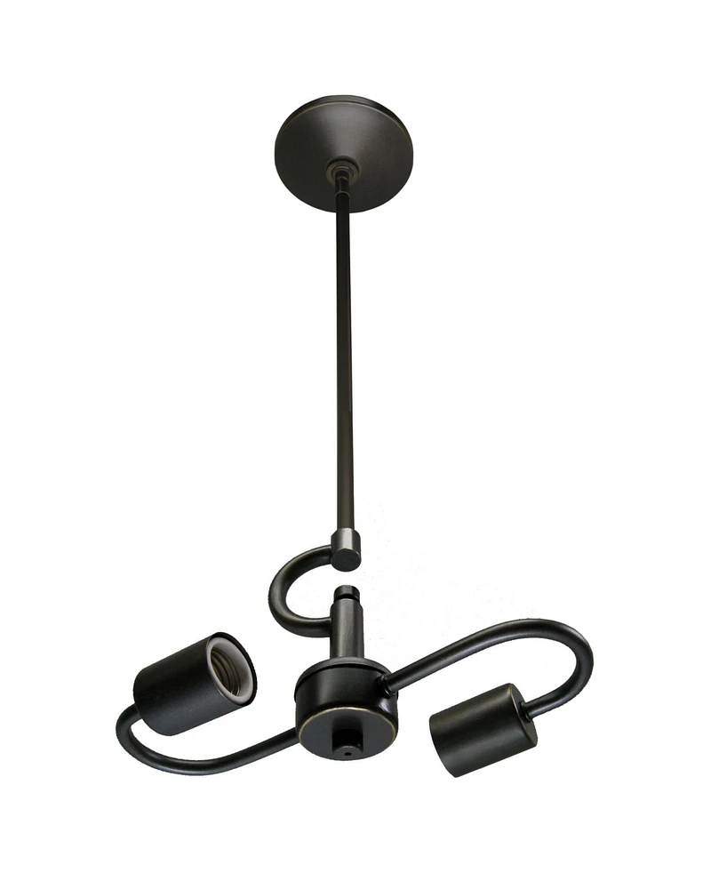 Cloth&Wire Pendant Kit For 2 Lights