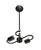 Cloth&Wire Pendant Kit For 2 Lights