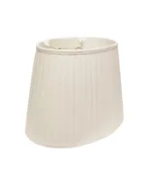 Cloth Wire Slant Linen Oval Side Pleat Softback Lampshade With Washer Fitter Collection