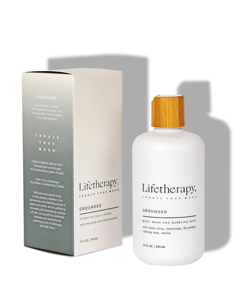 Lifetherapy Grounded Body Wash & Bubbling Bath, 12 oz.