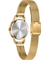 Citizen Women's Quartz Gold-Tone Stainless Steel Mesh Bracelet Watch 26mm