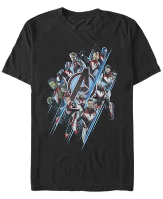 Marvel Men's Avengers Endgame Group Suit Up, Short Sleeve T-shirt