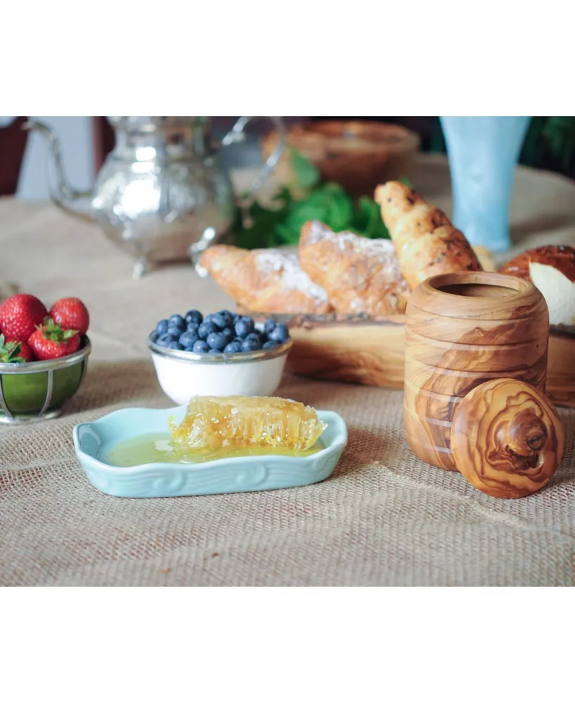 BeldiNest Olive Wood Bread Basket