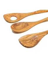 BeldiNest Olive Wood Spoons, Set of 3