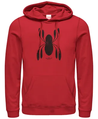 Marvel Men's Spider-Man Far From Home Homecoming Chest Logo, Pullover Hoodie