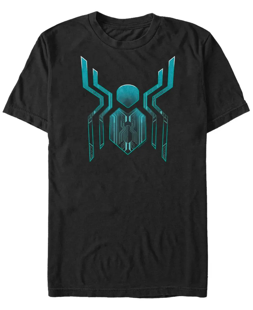 Marvel Men's Spider-Man Far From Home Tech Spider Logo, Short Sleeve T-shirt