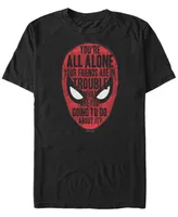 Marvel Men's Spider-Man Far From Home Big Face Quotes, Short Sleeve T-shirt