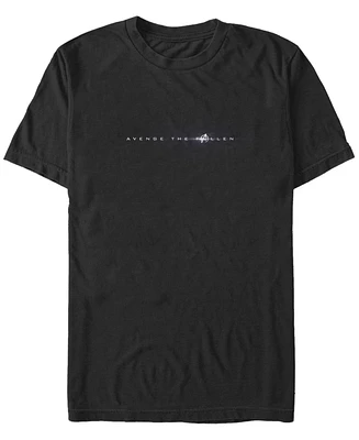 Marvel Men's Avengers Endgame Avenge the Fallen Text Logo, Short Sleeve T-shirt