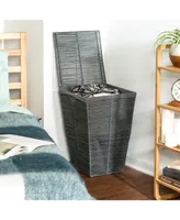 Honey Can Do Coastal Collection Laundry Hamper