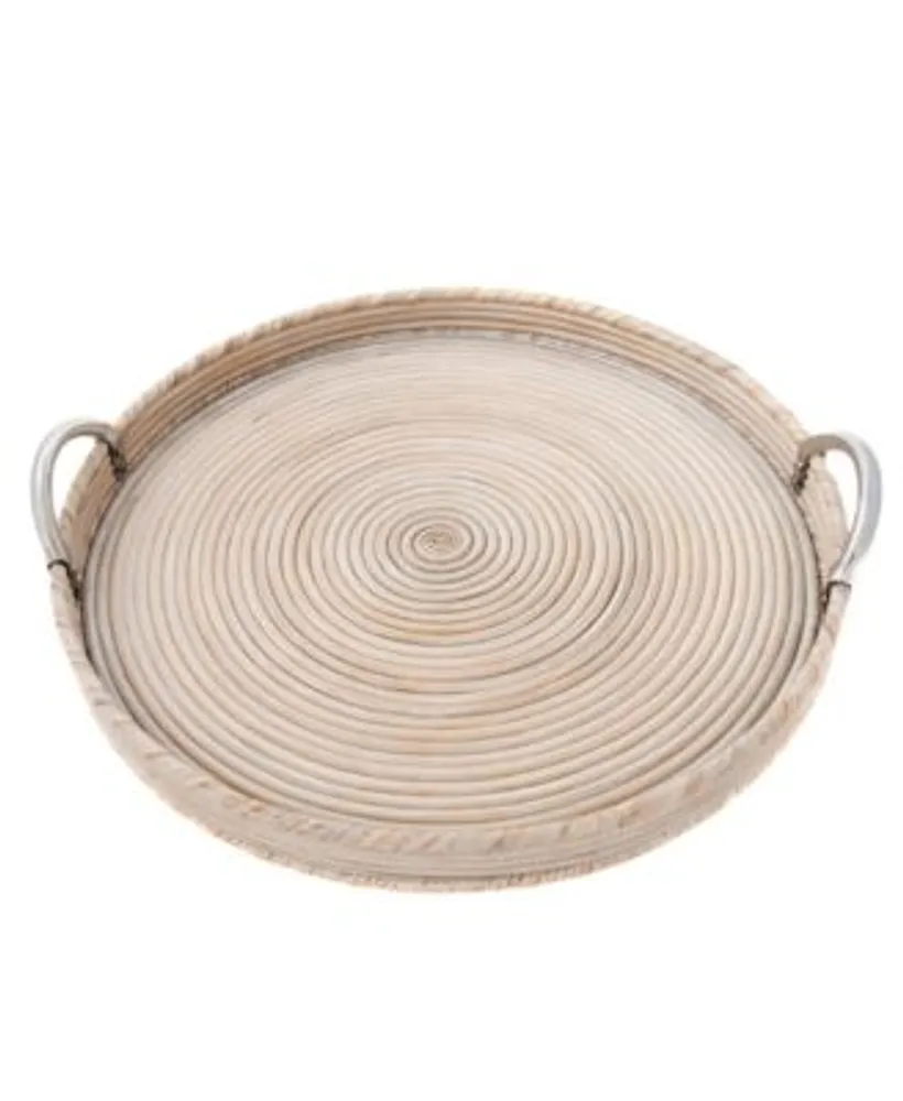 Artifacts Trading Company Rattan Saboga Collection Round Tray