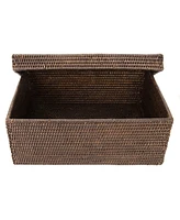 Artifacts Rattan Rectangular Storage Box with Lid
