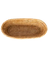 Artifacts Rattan Oval Bread Basket