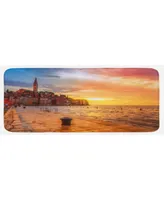 Ambesonne Cityscape Kitchen Mat