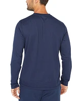 Nautica Men's Soft, Breathable Long Sleeve Henley Pajama Shirt