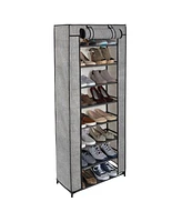 Simplify 8 Tier Shoe Organizer with Cover
