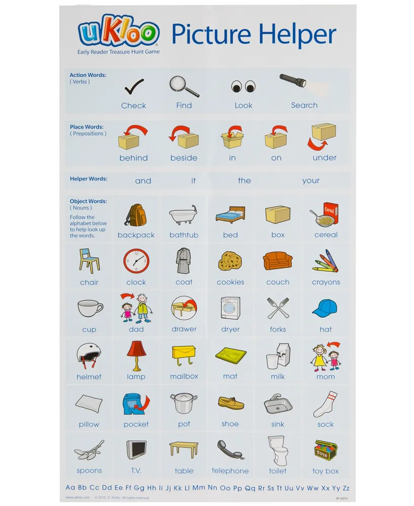 Ukloo Kids Inc. Ukloo Early Reader Treasure Hunt Game