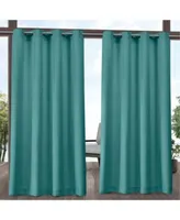 Exclusive Home Aztec Indoor Outdoor Grommet Top Curtain Panel Pair