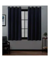 Exclusive Home Academy Total Blackout Grommet Top Curtain Panel Pair