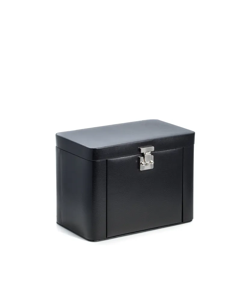 Bey-Berk Lizard 4 Level Jewelry Box with Travel Pouch