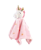 Luvable Friends Baby Girl Plush Security Blanket - Unicorn 2