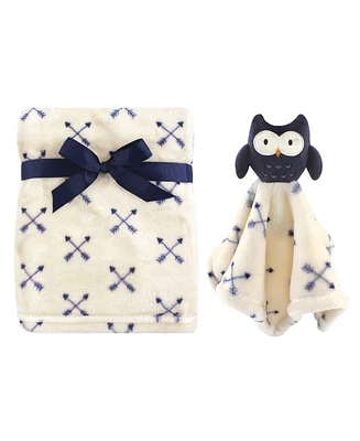 Hudson Baby Plush Blanket and Security Blanket Set