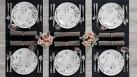 Corelle Boutique Misty Leaves 12-Piece Dinnerware Set