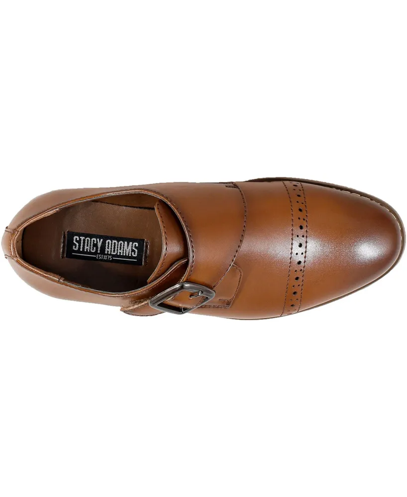 Stacy Adams Big Boy Desmond Cap Toe Monk Strap Shoe