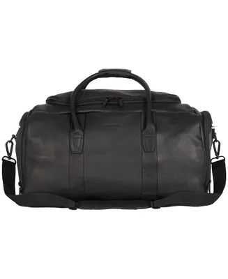 Colombian Leather 20" Single Compartment Top Load Travel Duffel Bag