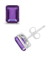 Garnet (3-9/10 ct. t.w.) Stud Earrings Sterling Silver. Also Available Amethyst (3-1/5 and Citrine