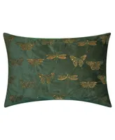 Edie@Home Butterflies Moths Decorative Throw Pillow, 13" x 20"