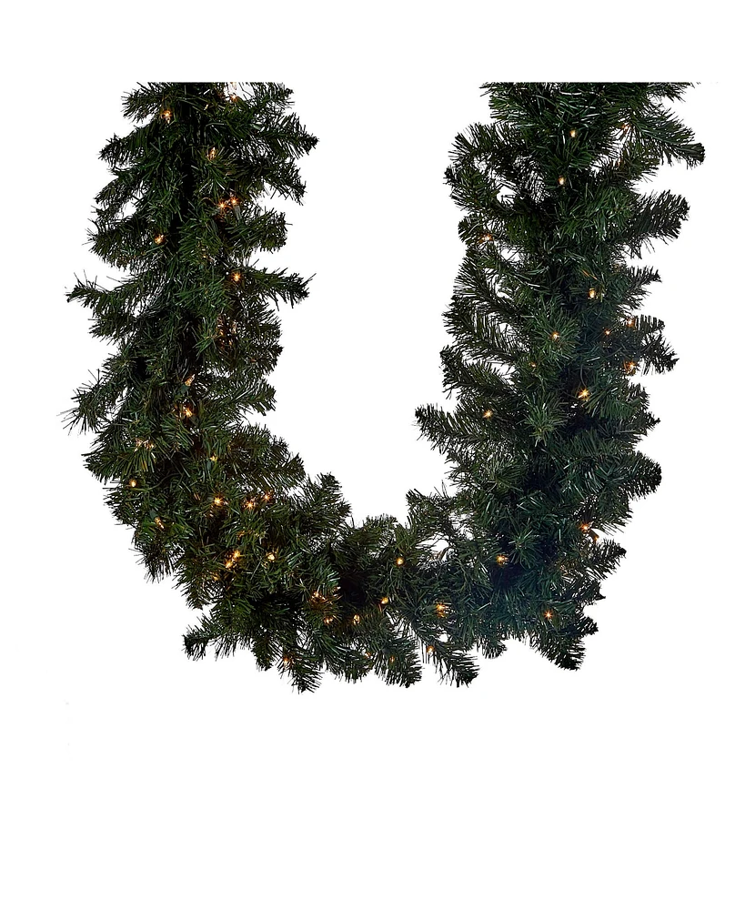 Kurt Adler 9-Foot x 14-Inch Pre-Lit Vanderbilt Garland