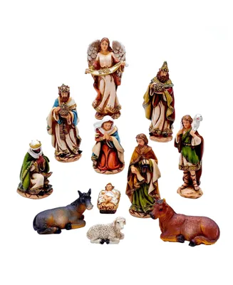 Kurt Adler 6-Inch Nativity Set with 11 Figures