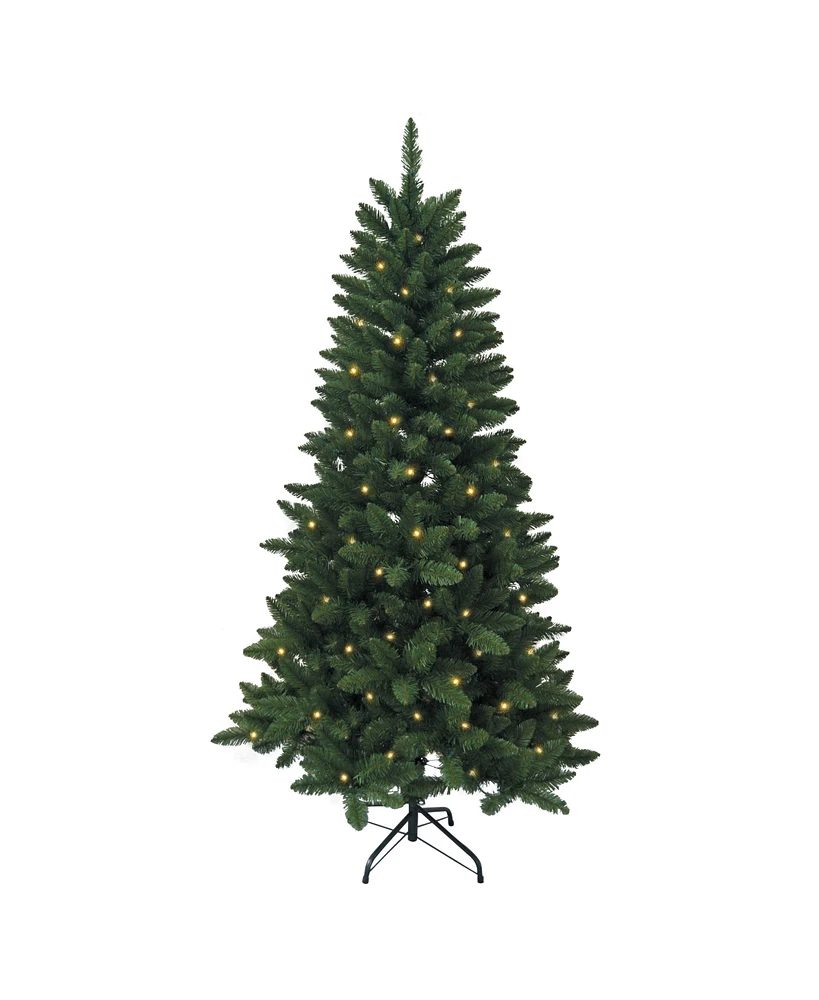 Kurt Adler 6-Foot Pre-Lit Led Green Pine Tree