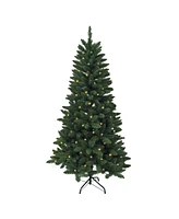 Kurt Adler 6-Foot Pre-Lit Led Green Pine Tree