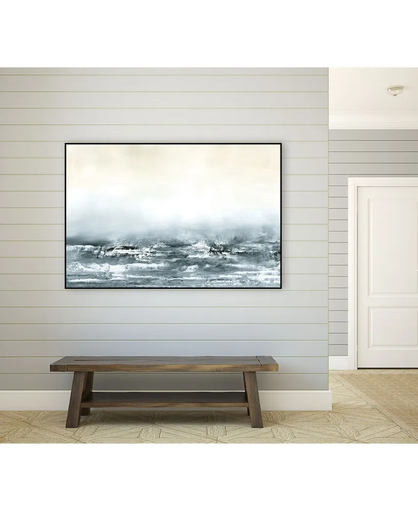 Giant Art 40" x 30" Sea View V Art Block Framed Canvas