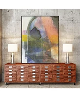 Giant Art 20" x 16" Entry Point Art Block Framed Canvas