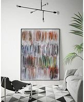 Giant Art 14" x 11" Paint Scribble Ii Art Block Framed Canvas