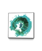 Giant Art 30" x 30" Geode Abstract I Art Block Framed Canvas