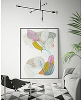 Giant Art 36" x 24" Shift Change Iii Art Block Framed Canvas